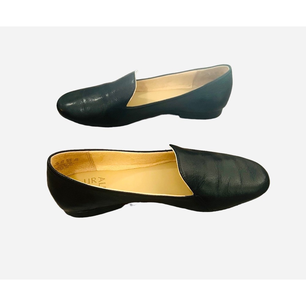 Naturalizer Emiline Black Leather Upper Balance Flats Size 6.5 - Picture 4 of 16